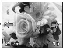 OLYMPUS E-620 - Use to select images you want to view. You can also turn the control dial to switch to Q for close-up playback. - 6
