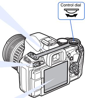 OLYMPUS E-620 - Setting while looking at the super control panel P.21 - 1