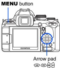 OLYMPUS E-620 - Use to select [Y], then press - 2