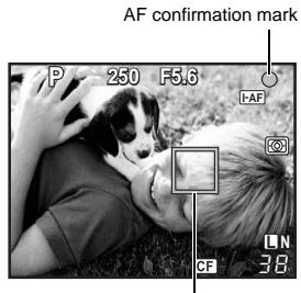 OLYMPUS E-620 - Taking a picture with [IMAGER AF] - 1