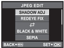 OLYMPUS E-620 - Editing images recorded in JPEG data format - 4