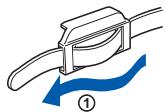 OLYMPUS E-620 - Attaching the strap - 1
