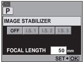 OLYMPUS E-620 - Setting the focal length - 2