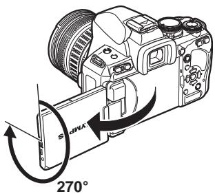 OLYMPUS E-620 - Shooting while changing the angle of the LCD monitor - 1