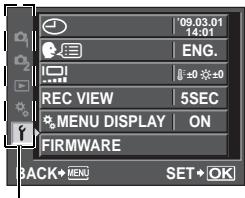 OLYMPUS E-620 - Setup Menu - 1