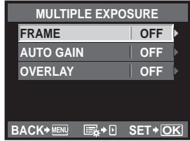 OLYMPUS E-620 - Setting display - 1