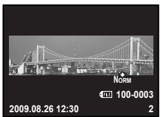 OLYMPUS STYLUS TOUGH 8000 - Select a panorama image during playback. - 1