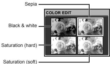 OLYMPUS STYLUS TOUGH 8000 - Changing the color tone of image [COLOR EDIT] - 1