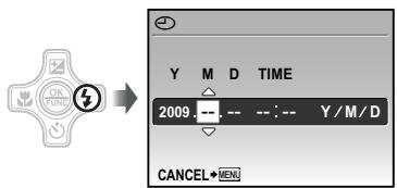 OLYMPUS STYLUS TOUGH 8000 - Press to save the setting for [Y]. - 1