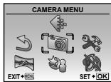 OLYMPUS STYLUS TOUGH 8000 - Press the MENU button. - 1