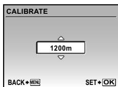 OLYMPUS STYLUS TOUGH 8000 - To adjust the altitude/water depth display - 1