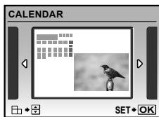 OLYMPUS STYLUS TOUGH 8000 - Adding a calendar to an image [CALENDAR] - 1