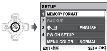 OLYMPUS STYLUS TOUGH 8000 - Press the  button. - 1