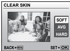 OLYMPUS STYLUS TOUGH 8000 - When [CLEAR SKIN] is selected - 1