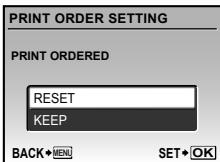 OLYMPUS STYLUS TOUGH 8000 - Resetting all print reservation data - 1