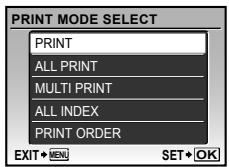 OLYMPUS STYLUS TOUGH 8000 - Use to select [PRINT], and press the button. - 1