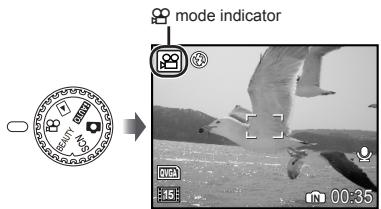 OLYMPUS STYLUS TOUGH 8000 - Set the mode dial to - 1