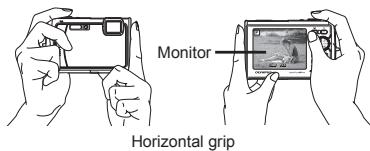 OLYMPUS STYLUS TOUGH 8000 - Hold the camera, and compose the shot. - 1