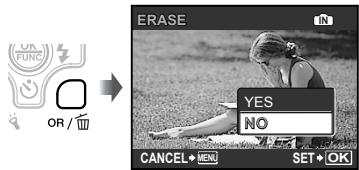 OLYMPUS STYLUS TOUGH 8000 - Erasing images during playback (Single image erase) - 1