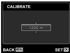 OLYMPUS Μ TOUGH-6020 - To adjust the altitude/water depth display - 1