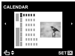 OLYMPUS Μ TOUGH-6020 - Adding a calendar to an image [CALENDAR] - 1