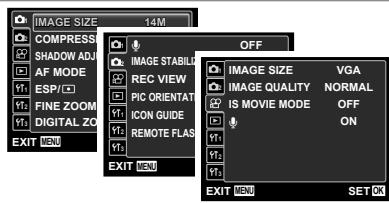 OLYMPUS Μ TOUGH-6020 - Menus for Shooting Functions - 2