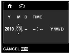 OLYMPUS Μ TOUGH-6020 - Press ▷ to save the setting for [Y]. - 2
