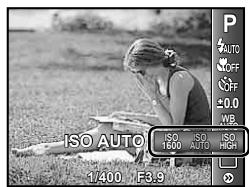 OLYMPUS Μ TOUGH-6020 - Select the ISO setting option in the shooting function menu. - 3