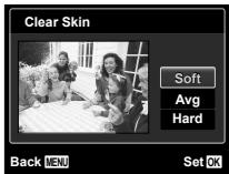 Clear Skin Soft Avg Hard Back MENU Set OK