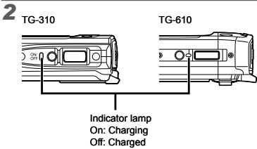 OLYMPUS TG-610 - Example: USB-AC adapter with an AC cable - 2