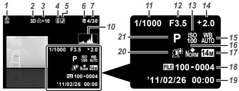 OLYMPUS TG-610 - Playback mode display - 3