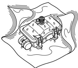 OLYMPUS PFL-01 - Wipe off any waterdrop. - 1