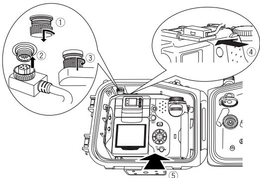 OLYMPUS PFL-01 - Connection to the camera case - 2