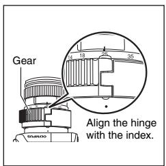 OLYMPUS PPO-E01 - Attaching the Zoom Gear on the Lens - 3