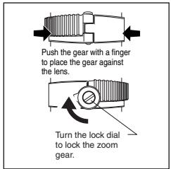 OLYMPUS PPO-E01 - Attaching the Zoom Gear on the Lens - 5