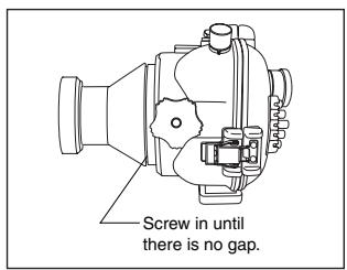 OLYMPUS PPO-E03 - Mounting the PPO-E03 on the Waterproof Case - 4