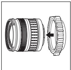 OLYMPUS PPO-E05 - Attaching the Zoom Gear to the Lens - 3