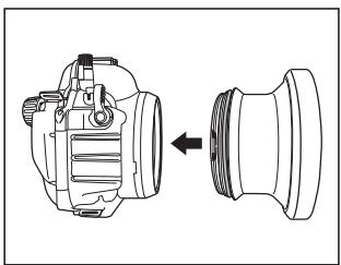 OLYMPUS PPO-E05 - Mounting the PPO-E05 on the Waterproof Case - 2