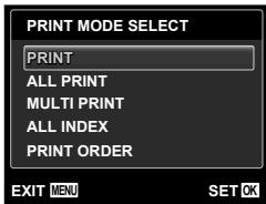 OLYMPUS T-100 - Use △▽ to select [PRINT], and press the OK button. - 1