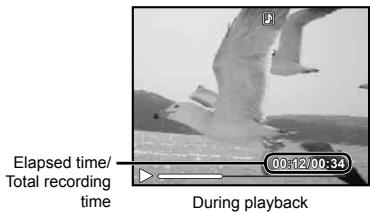 OLYMPUS T-100 - Operations during movie playback - 1