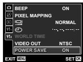 OLYMPUS T-100 - Use △▽ to select the desired submenu 2 and then press the OK button. - 1