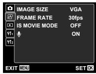 OLYMPUS T-100 - Menus for Shooting Functions - 3