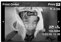 OLYMPUS TG-1 - Single-frame print reservations [☐] - 1