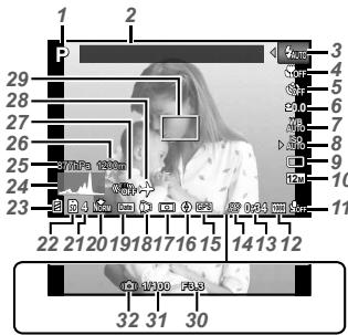 OLYMPUS TG-1 - Shooting mode display - 1