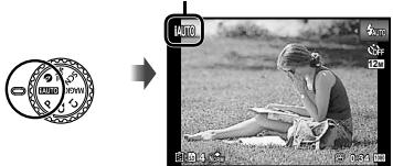 OLYMPUS TG-1 - Set the shooting mode to iAUTO. - 1