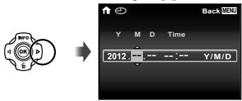 OLYMPUS TG-1 - Language, date, time, and time zone - 2