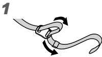 OLYMPUS TG-1 - Attaching the camera strap - 1