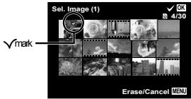 OLYMPUS TG-1 - To individually select and erase images [Sel. Image] - 1