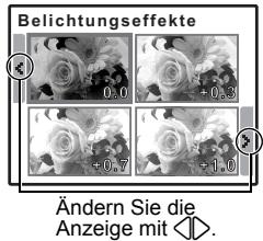 OLYMPUS Μ 790 SW - Aufnehmen von Bildern durch den Vergleich von verschiedenen Effekten in einer Vorschau - 1