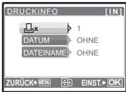 OLYMPUS Μ 790 SW - Einstellen der Anzahl der Ausdrucke und der zu druckenden Daten - 1